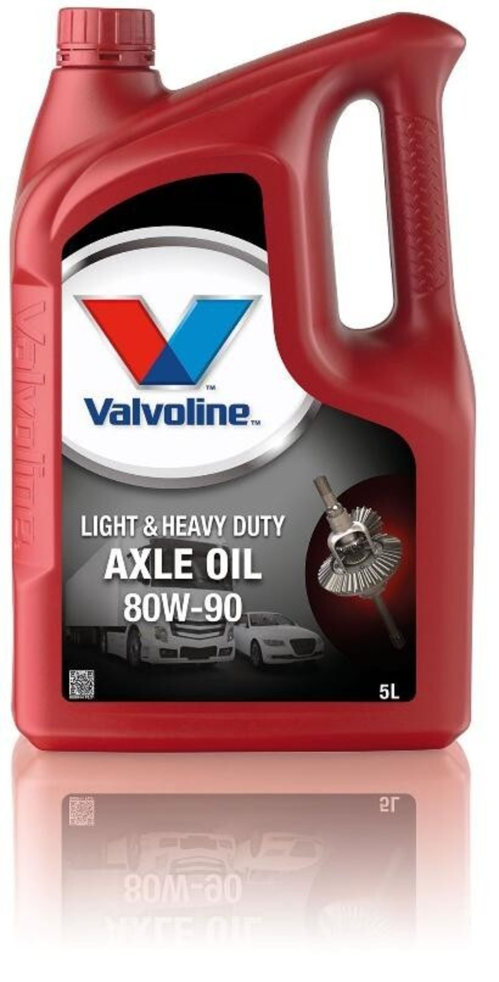 VALVOLINE LIGHT & HEAVY DUTY AXLE OIL GL-5 80W90 5L - 1
